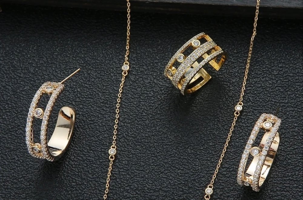 MESSIK** 18 GOLD PLATED GOLD COLOR JEWELRY