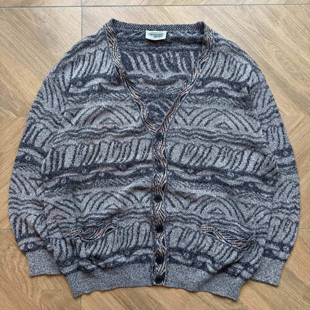 Image of 1990s Missoni Sport Cardigan, Size XL