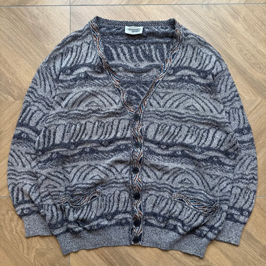 Image of 1990s Missoni Sport Cardigan, Size XL