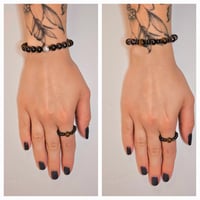 Image 2 of The Brown and Black Magnetic Bracelet Collection