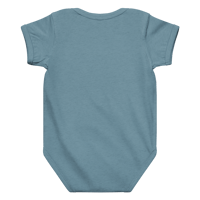 Image 2 of Unisex Baby jersey bodysuit (Bear in a hot air balloon)