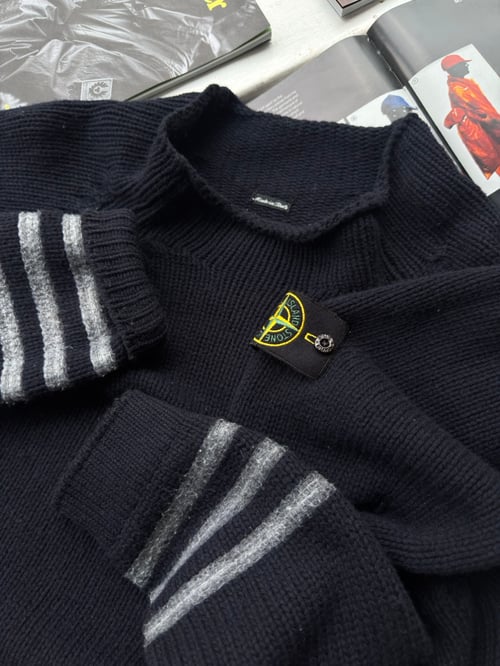 Image of AW 2001 Stone Island wool sweater, size large