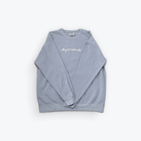 Image 1 of vintage crew neck (blue jean)