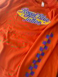 Image 3 of Royal Blue Tattoo Orange Jumper 