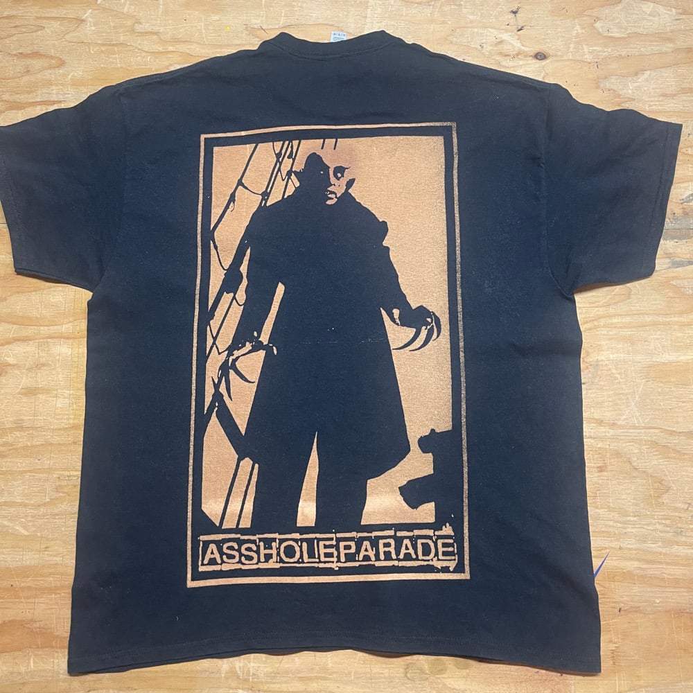 Image of ASSHOLEPARADE - ALL/OVR bleach print #2 (SIZE XL)