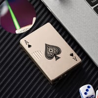 Image 2 of Creative Cards Lighter Windproof Metal Lighter