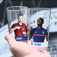 Image 1 of 2 x France World Cup Glasses 