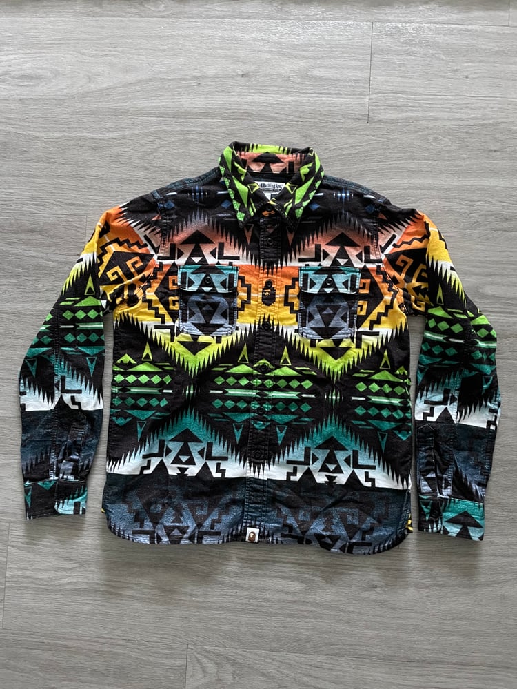 Image of Bape Aztec Shirt (S)