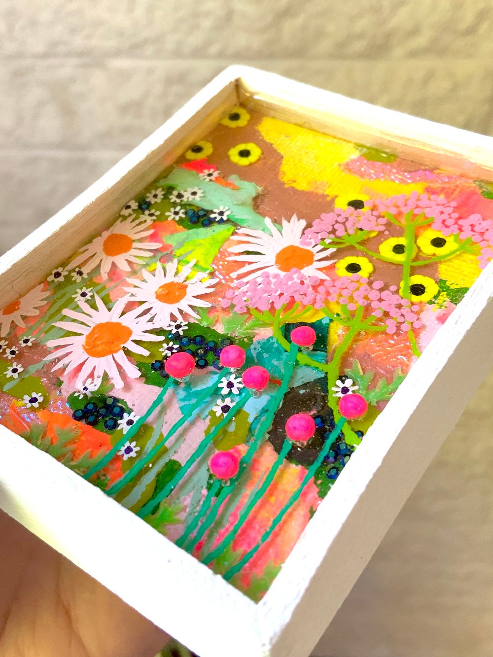 Image of Umbel Bumble (miniature original artwork)