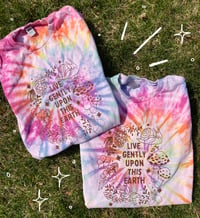 “Live Gently” TieDye t shirts 