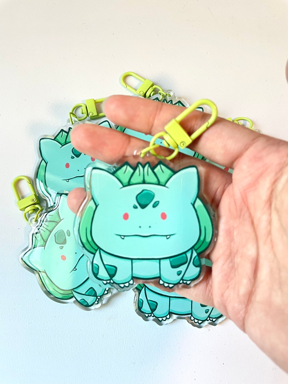 Image of Gen 1 starters Pokemon Keychains