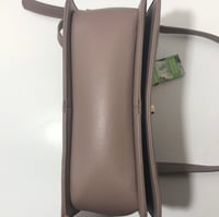 Image 4 of Badgley Mischka tan quilted studded vegan handbag