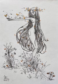 Image 2 of Dúlra - the witch of Nature - inktober 1