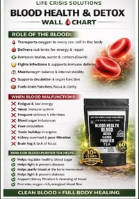 Image 3 of   BLOOD DETOX CLEANSE PURIFER TEA AND CAPSULES 