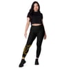 BOSSFITTED Black and Yellow Elite Squad Leggings with pockets