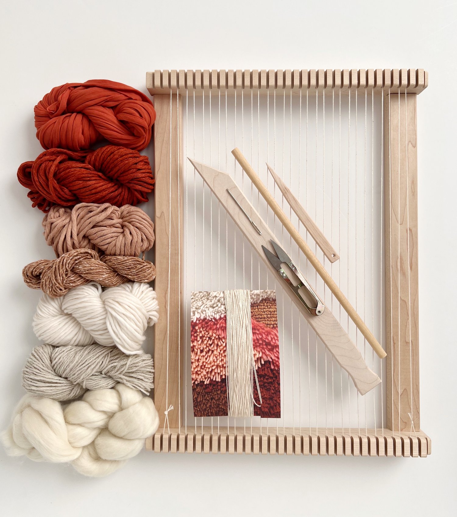 Image of Maple Beginner's Weaving Kit-Candy Cane