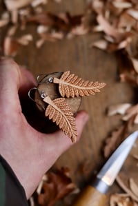 Image 4 of Fern Leaf-  Earrings 