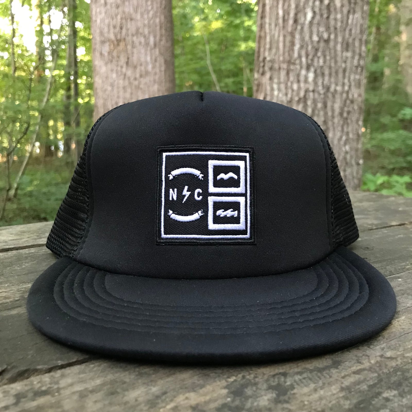 White / Black or Black/Black mesh back | The Hundred State