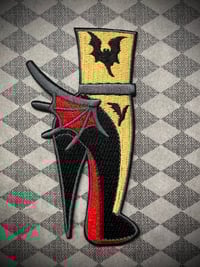 Dracula High Heel Iron On Patch