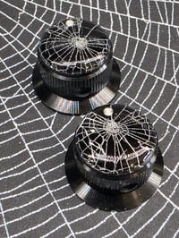 Image 1 of Preserved Web Guitar potentiometer knobs x2 - Set 1