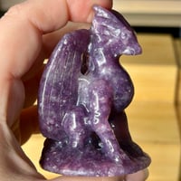 Image 6 of Lepidolite Dragon ($25)