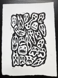 Image 2 of Tormented Souls Block Print 