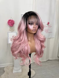 Image 8 of Pastel pink bangs wig (ready to ship)