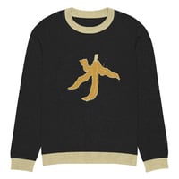 Image 1 of Goopy Banana Knitted Black Sweater