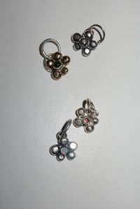Image 2 of Flower Charms with Stones