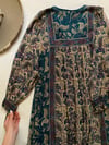early 70s indian gauze poet sleeve dress