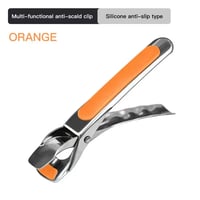 Image 3 of Kitchen Anti Scald Plate Bowl Dish Pot Holder Holder Stainless Steel Clamp Anti-hot Clip Lifter Kitc