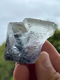 Image 1 of Transparent Phantom Fluorite Crystal Specimen #2610