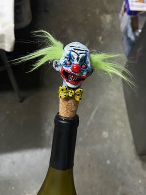 Image of Zombie Clown Wine Topper