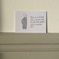 Image 3 of Advent day 11- Alien in a trenchcoat in silver