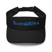 Image 1 of "You are WORTH it" Visor