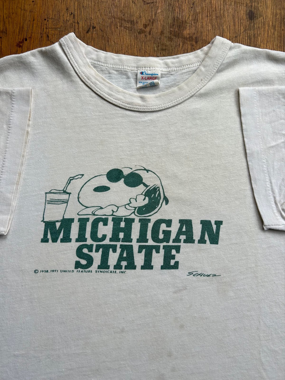 70s Michigan State Snoopy Sz XL | ChinaCatClothing