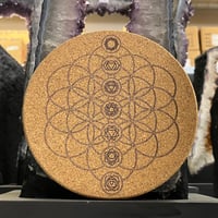 Cork Crystal Grid - Chakra