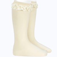 Image 4 of Frilly Velvet Socks 