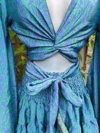 Image 9 of Stevie Co ord set - Purple and Jade Pink