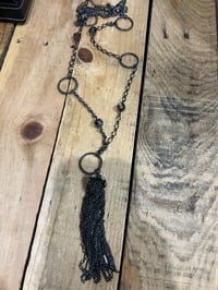 Image 1 of Pewter long necklace 