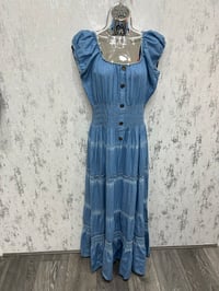 Jasmin Denim Maxi Dress 