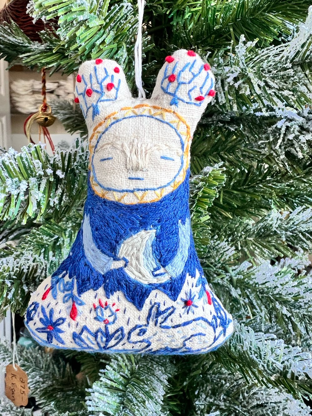 Image of Moon Girl Ornament- Ann Willey