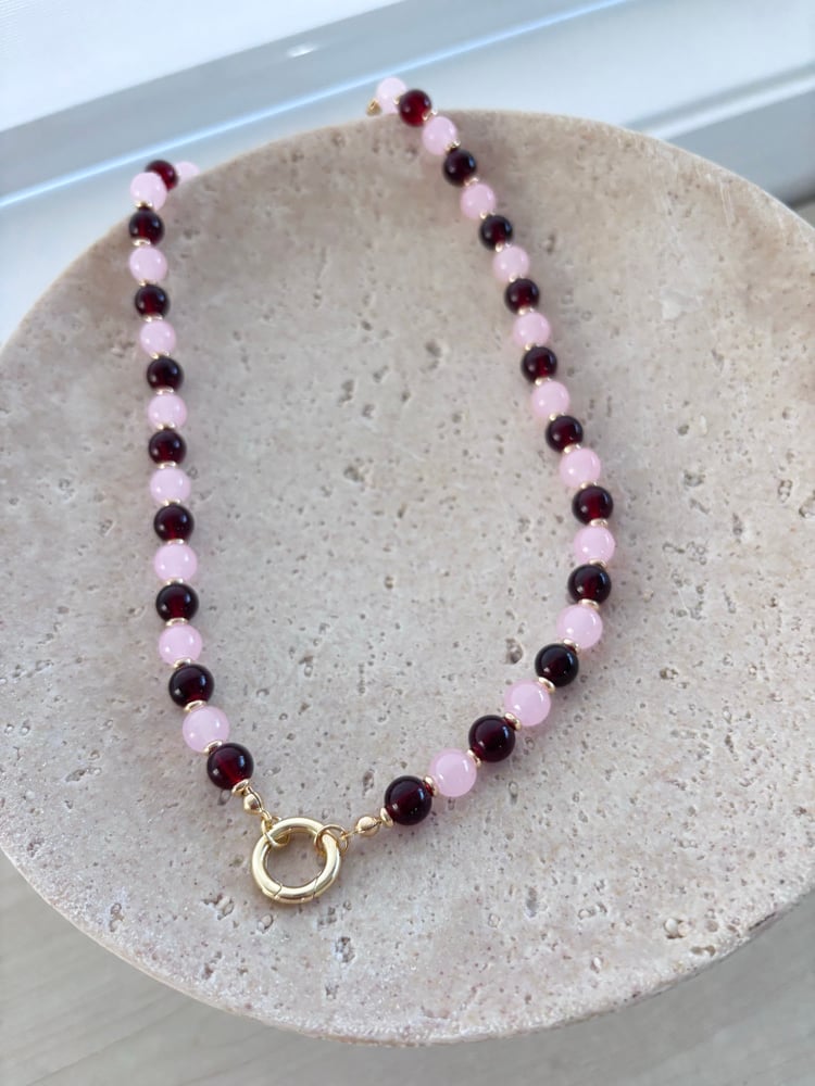 Image of Isla - Burgundy + Pink