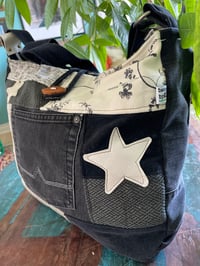 Image 2 of Starfish Messenger Patchwork Bag (Med)