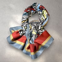 Image 1 of Limited Edition - 100% Silk Hong Kong Urban Jungle Scarf