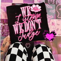 Image 1 of we listen don’t judge