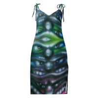 Image 1 of KILLS Tie-strap midi dress