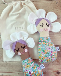 Image 1 of Petal Head Rattle & Personalised Bag 