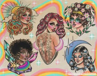 Glam Girls Flash Sheet