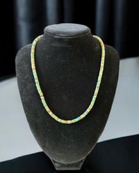 Image 5 of Spiny Oyster/Kingman Turquoise Heishi Necklace